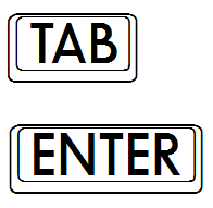 Tab Enter